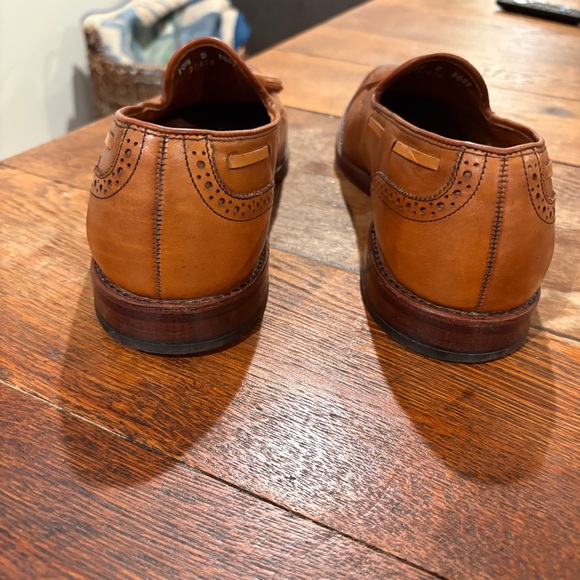 Allen Edmonds Tan Tassel Loafers 10.5D Jermyn - Picture 6 of 9
